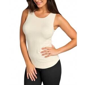 NEW ONLY HEARTS women's delicious cutaway tank top in crème
